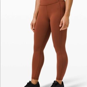 Lululemon Invigorate 25” Dark Terracotta